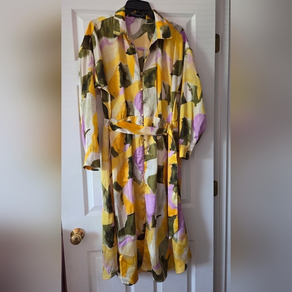 French Connection Floral Dress Size XL - Picture 1 of 4
